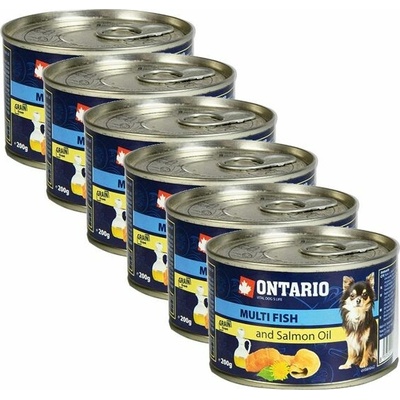 Ontario Multi Fish and Salmon Oil 6 x 200 g