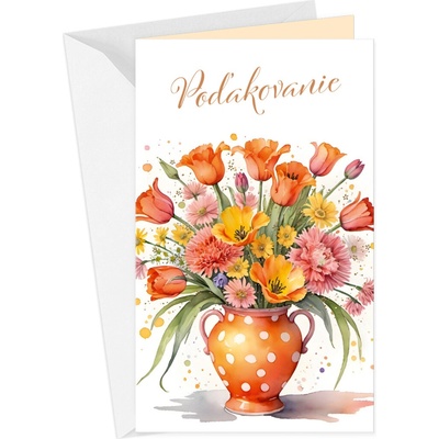 ARGUS Blahoželanie - Poďakovanie - Jarné kvety 15-6606/dak