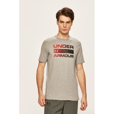 Under Armour Тениска Under Armour в сиво с принт (1329582)