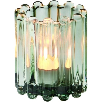 Philippi Свещник Philippi - June, 10 x 10 x 11 cm, зелен (PH 107018)