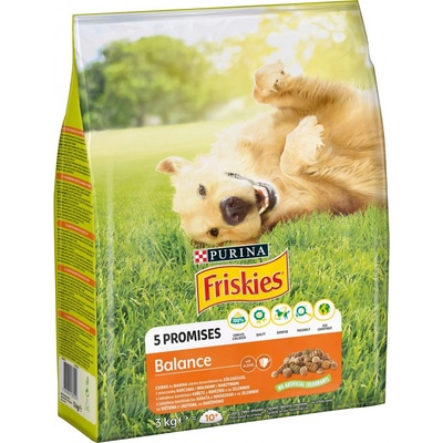 Friskies Balance s kuraťom hovädzím a zeleninou 3 kg