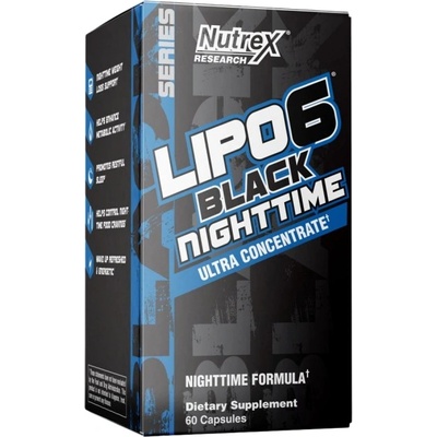 Nutrex Lipo 6 Black Nighttime UC | Fat Burner + Sleep Aid [60 капсули]