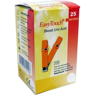 EasyTouch prúžky kyselina močová 25 ks