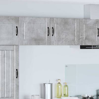 vidaXL Стенен шкаф PORTO Циментено сиво 50 x 31 x 40 см (885251)