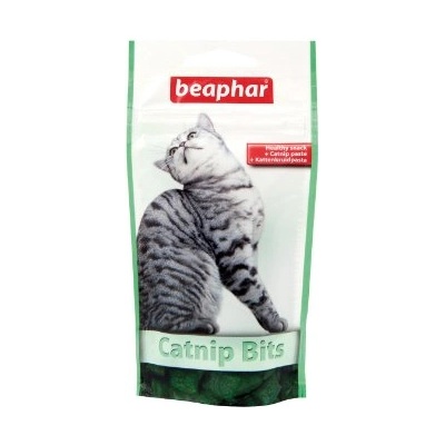 Beaphar Catnip Bits -Лакомство с витамини, хапки с котешка трева, 150 гр