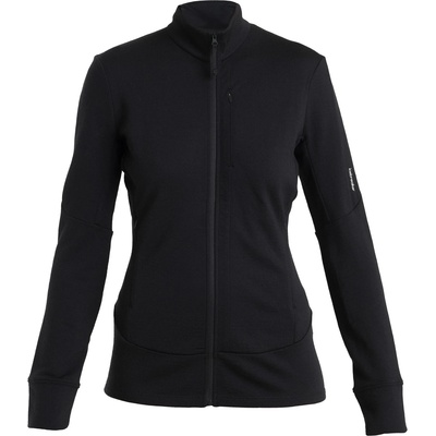 Icebreaker Дамско вълнено яке Icebreaker Women's Merino 260 Quantum IV L/S Zip Merino jacket - Black - размер XS (105-5157-0111)