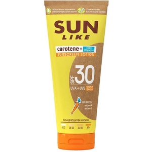 SUN LIKE Carotene+ Слънцезащитен лосион, SPF30, 200 ml - ozone
