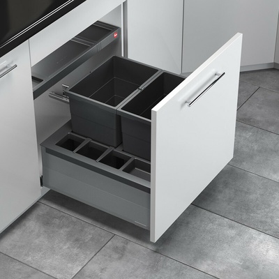 Hailo 600 SEPARATO-K 2 x 20 L V 395mm tmavosivá