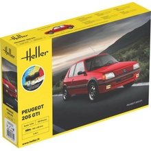 Heller Heller STARTER KIT Peugeot 205 GTI HEL58705 1:24