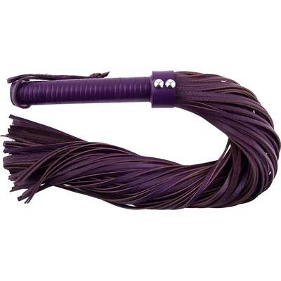 Rouge Garments Лилав кожен камшик голям размер