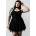 KILLSTAR дамска рокля KILLSTAR - Ghoulish Party - Черен - KSRA004348