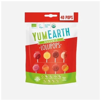 YumEarth Ovocná lízátka Mix 8 příchutí BIO 6 x 241 g