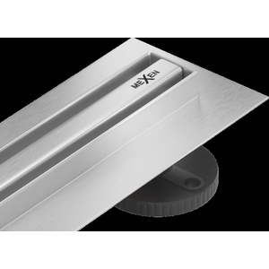 Mexen Flat 360° Slim въртящ линеен отток 140 см, инокс - 1041140 (1041140)