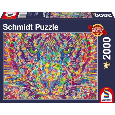Schmidt Spiele Пъзел Schmidt от 2000 части - Тигър - див по природа (57394)