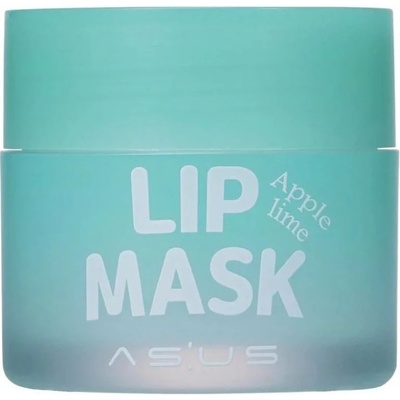 Asus Cosmetics Asus Подхранваща маска за устни, ябълка и лайм, 20 g