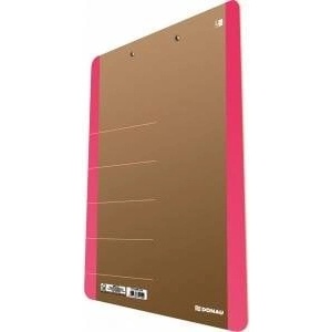 DONAU Clipboard with clip A4 rose DONAU