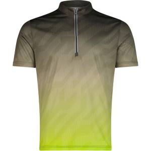 CMP Мъжка фланелка с къс ръкав за колоездене Cmp 1/4-Zip T-Shirt Freebike Cycling jersey - Pine / Sage / Mela - размер 46 (EU) (056-3986-0311)