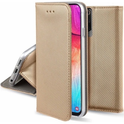 Gigapack Samsung Xcover 5 GIGAPACK калъф стоящ, кожен ефект FLIP, диамант, GOLD GP-108936 (GP-108936)