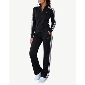 Adidas Performance Essentials 3s Knit Tracksuit Black - magazinko