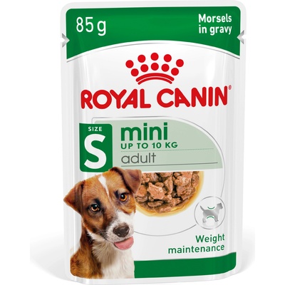Royal Canin Mini Adult 12x85g мокра храна в сос за възрастни кучета, малки породи