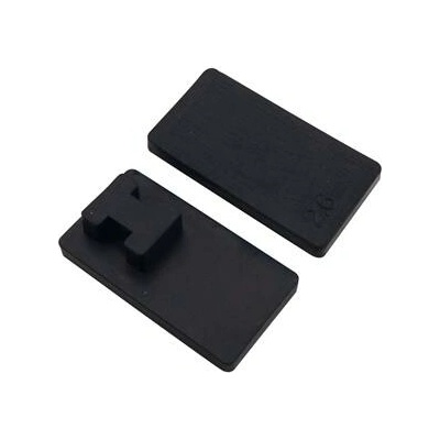 Podložka pro upevnění skleněné výplně, pro sklo 10 mm, rozměr 53 x 53 mm