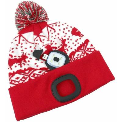 LED čiapka X-mas L červená Strend Pro