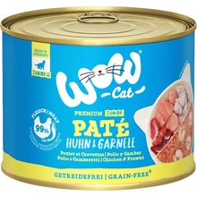 WOW Cat Kitten Junior Paté Kurča s krevetami 200 g