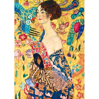 Bluebird Puzzle - Puzzle Gustave Klimt - Lady with Fan, 1918 - 1 000 piese