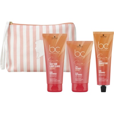 Schwarzkopf Professional BC Bonacure Sun Protect Schwarzkopf Professional BC Bonacure Sun Protect 10 In 1 Summer Fluid multifunkčný krém pre vlasy namáhané slnkom 100 ml + Schwarzkopf Professional BC