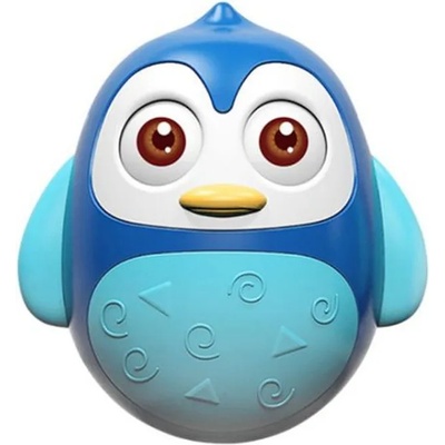 Happy World Бебешка дрънкалка Happy World - Roly Poly, Penguin 2, синя (JH22270)