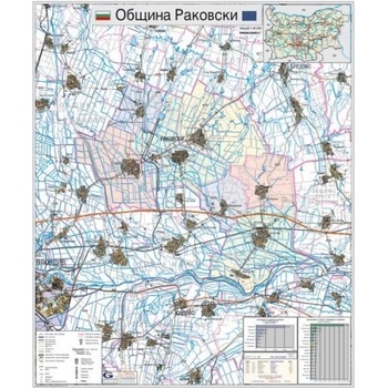 Mapmedia Карта на община Раковски