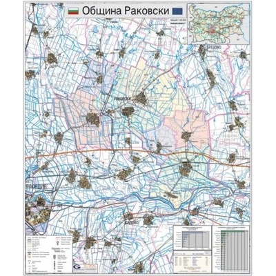 Mapmedia Карта на община Раковски