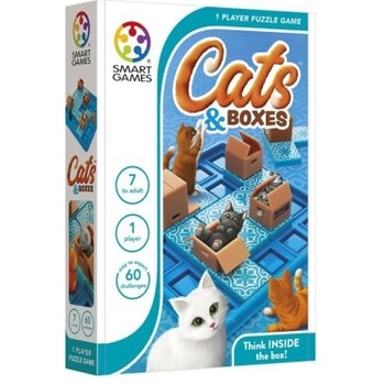 SmartGames Пъзел игра Cats & Boxes - Smart Games (SG450)