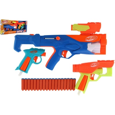Teddies Sada Nerf N Series: Gear up + 18 pěnových nábojů v krabici 61x26x7cm