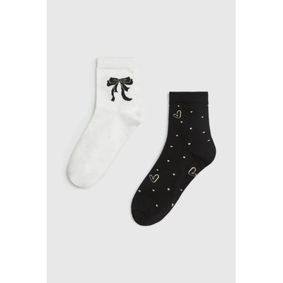 Moodo Чорапи 2 опаковки Moodo Moodo | Cheren | ЖЕНИ | 37-40