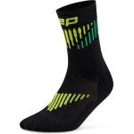 CEP Дамски компресионни чорапи CEP Women's Core Run Merino Mid Cut 3.0 Compression socks - Black / Lime - размер II (207-0570-0111)