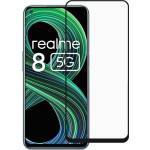  Удароустойчив стъклен протектор за Realme 8 5G - с черна рамка