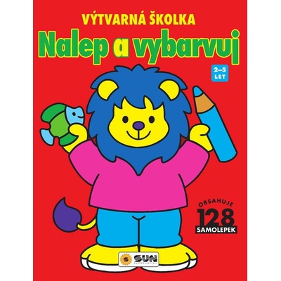 Omaľovánky Nalep a vyfarbuj Výtvarná škôlka 2-5 rokov