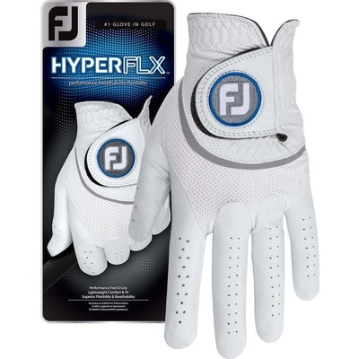 FootJoy HyperFlx Mens Golf Glove Bílá Levá L