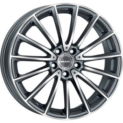 MAK KOMET 8x20 5x112 ET40 gunmetal mirror