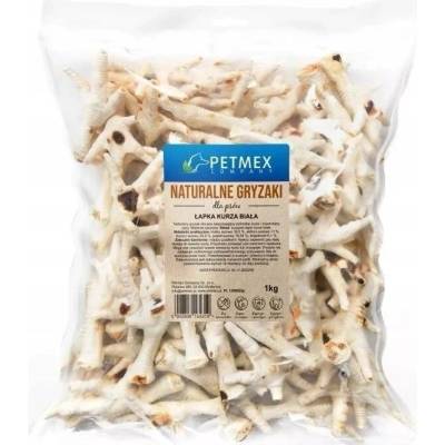 Petmex Kousátko pro psy kuřecí noha bílé 1 kg