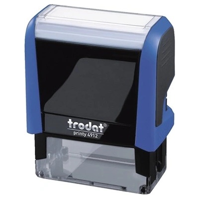 TRODAT Печат TRODAT Printy 4.0 4912 небесносин корпус черен тампон 4912K/F (4912K/F)