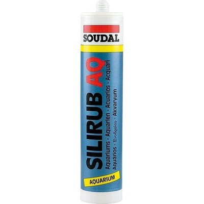 SOUDAL Speciální lepící tmel SILIRUB AQ transparent 310ml