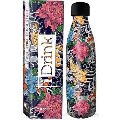 I Drink Nerezová kovová termoska carpa koi 500 ml