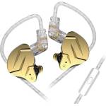 KZ Audio Kz zsn pro x, слушалки с микрофон, златни