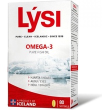 Lysi Omega 3 přírodní rybí olej 80 kapslí