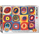 Eurographics 3D puzzle Wassily Kandinsky: Farebná štúdia štvorcov 300 ks