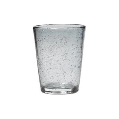 Broste Sklenice BUBBLE 200ml šedá