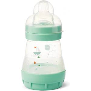 MAM Бебешко шише MAM - Easy Start, Anti-Colic, 160 ml, 0 м+, зелена лодка (100018889/BG669903 ) - ozone