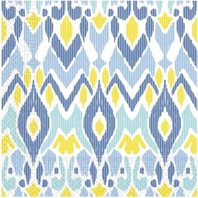 Procos Papírové ubrousky Ethnic Design Decorata 33x33cm 20ks